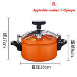 Aluminum Pressure Cooker 2/3L Explosion-Proof Pot
