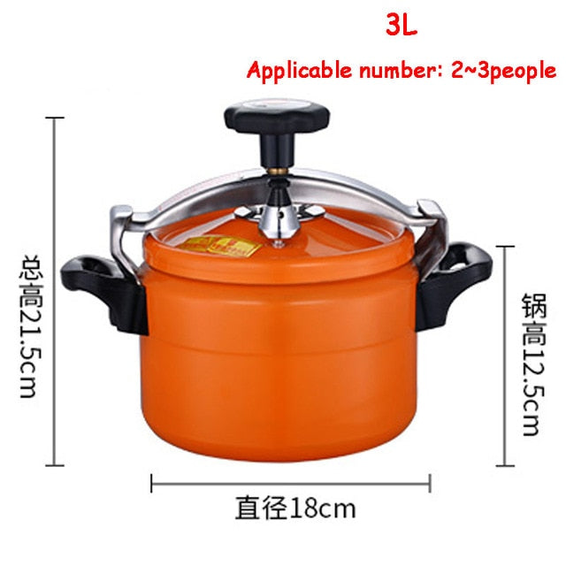 Aluminum Pressure Cooker 2/3L Explosion-Proof Pot