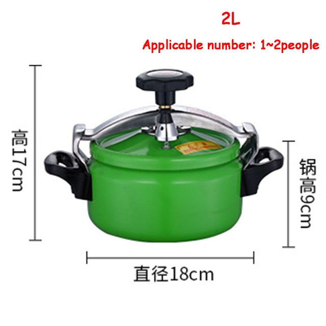Aluminum Pressure Cooker 2/3L Explosion-Proof Pot