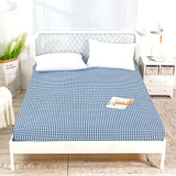 Kuup New 1pc Pure Cotton Soft Fitted Sheet Luxurious Double Queen King Size Bed Sheet
