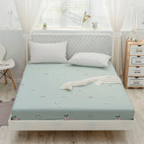 Kuup New 1pc Pure Cotton Soft Fitted Sheet Luxurious Double Queen King Size Bed Sheet