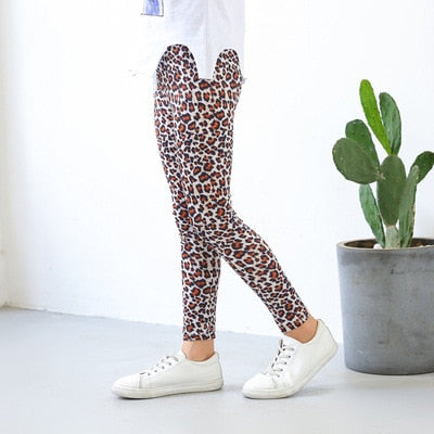 PU Girls Leggings Spring Autumn Leggings For Girl Children Leather Skinny Pants Kids Leggins Teenager Trousers 8 10 12 Years