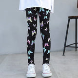 PU Girls Leggings Spring Autumn Leggings For Girl Children Leather Skinny Pants Kids Leggins Teenager Trousers 8 10 12 Years