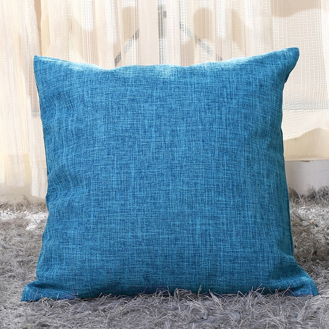 Modern Solid Color Square Pillowcase