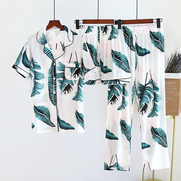 Women's Spring And Summer Comfortable Pajamas