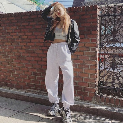 Jogging Sweatpants Women Baggy Casual Hip Hop