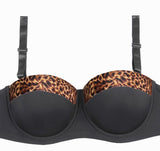 Smooth Padded Convertible Strapless Half Cup Bra