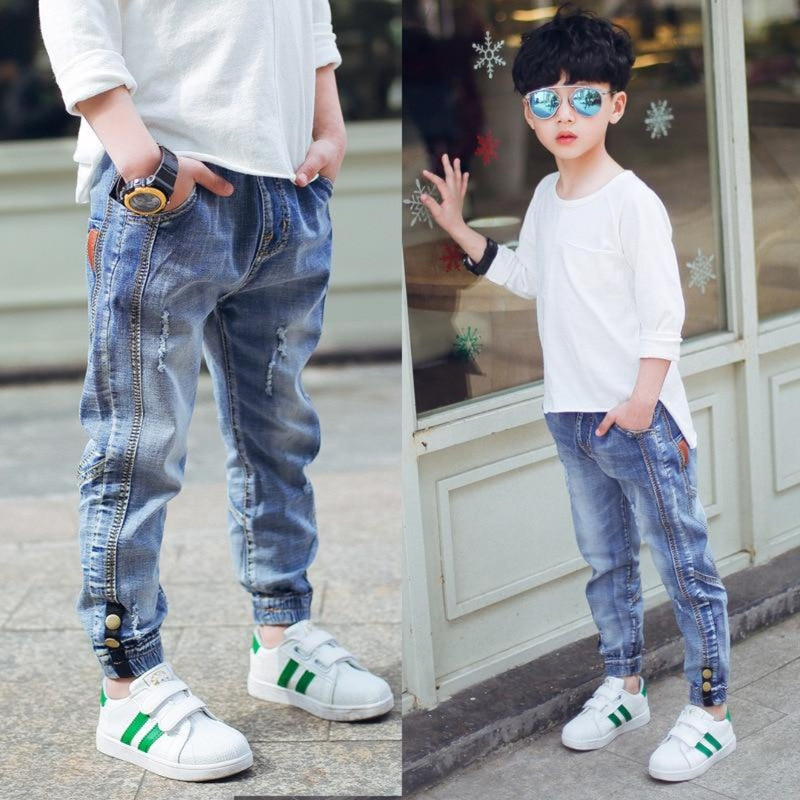 Boys Jeans Full Length Denim Casual