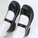 Brand Design For Dropship Sweet Lolita Girl Female Mary Janes Flats Buckle Strap 2021 Spring Autumn  Woman Mary Jane flats Shoes