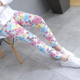 Girls Kids Casual Floral Pencil Pants