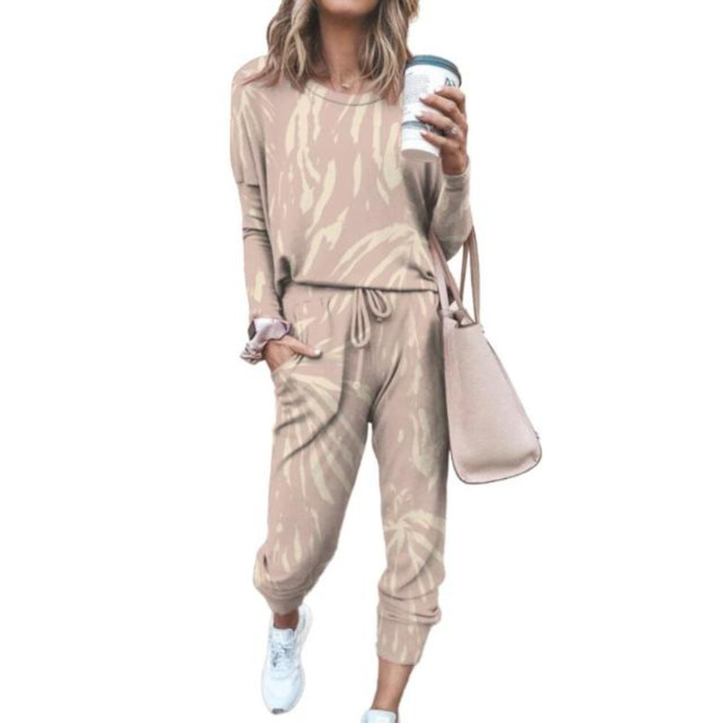 Tie Dye Jogger Suit Long Sleeve