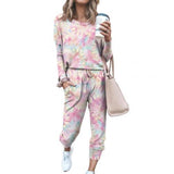 Tie Dye Jogger Suit Long Sleeve