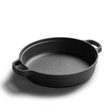 30cm Cast Iron with Wooden Cover Frying Pan