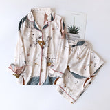 Spring / Summer long-sleeved pajamas