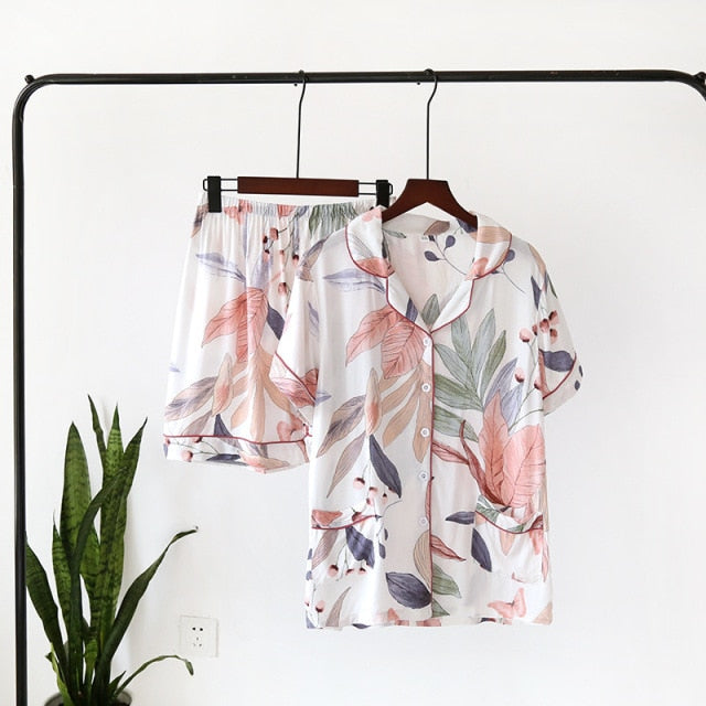 Spring / Summer long-sleeved pajamas
