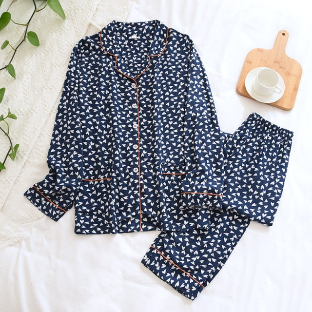 Spring / Summer long-sleeved pajamas
