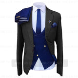 Vest Pants Slim Fit 3 Piece Custom Suit