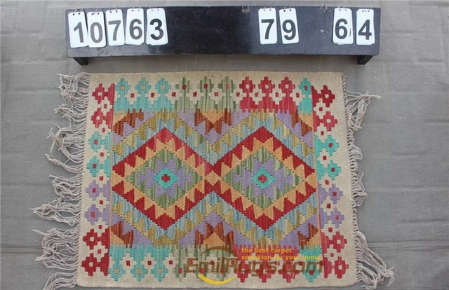 natural genuine wool hand stitched Afghan carpet