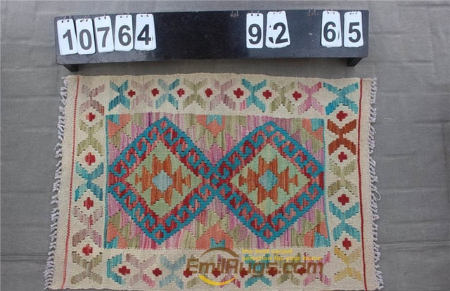 natural genuine wool hand stitched Afghan carpet