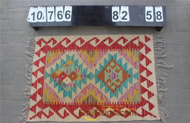 natural genuine wool hand stitched Afghan carpet