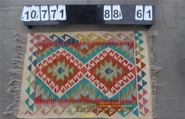 natural genuine wool hand stitched Afghan carpet