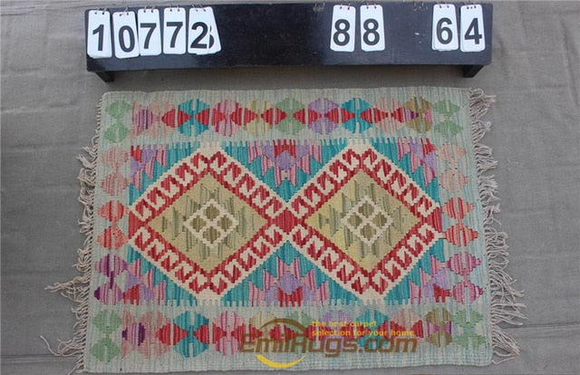 natural genuine wool hand stitched Afghan carpet