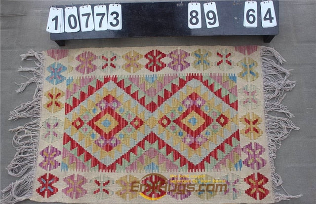 natural genuine wool hand stitched Afghan carpet