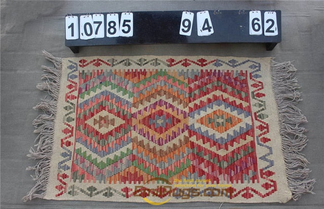 natural genuine wool hand stitched Afghan carpet