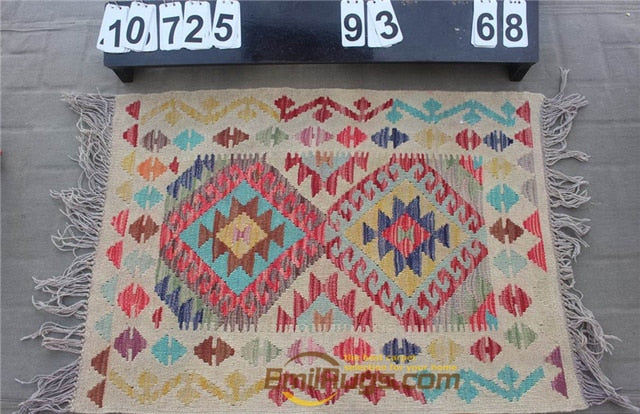 natural genuine wool hand stitched Afghan rugs