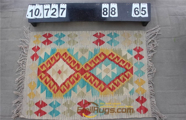 natural genuine wool hand stitched Afghan rugs