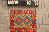 floor handmade woven wool Afghan carpet