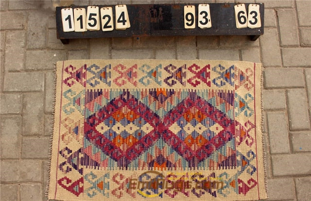 floor handmade woven wool Afghan carpet