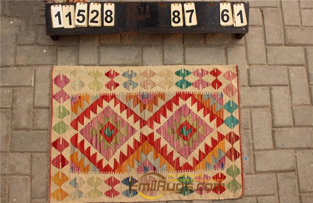 floor handmade woven wool Afghan carpet