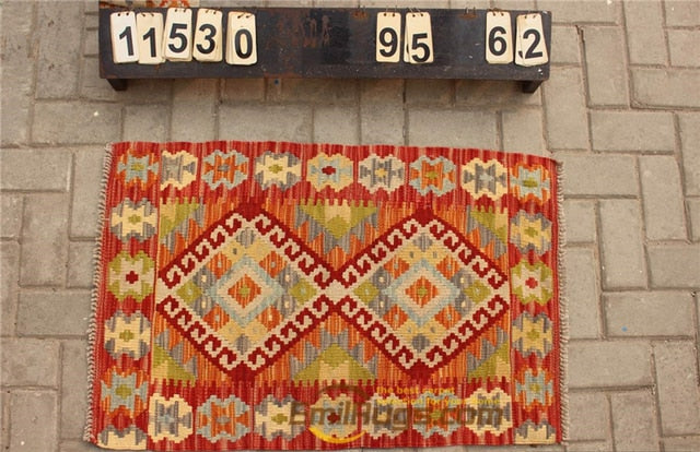 floor handmade woven wool Afghan carpet