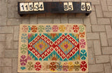 floor handmade woven wool Afghan carpet