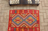 floor handmade woven wool Afghan carpet