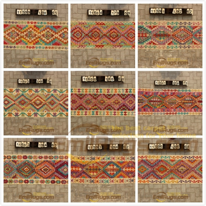 Traditional Vintage handmade 100% wool Afghan carpet