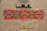 Traditional Vintage handmade 100% wool Afghan carpet