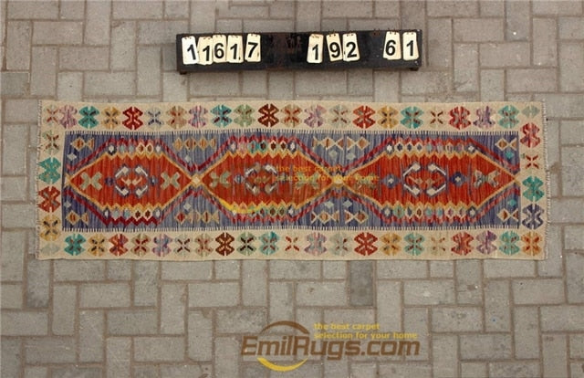 Traditional Vintage handmade 100% wool Afghan carpet