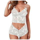 Shorts Solid Vest Camisole Tube Flower Printed Bra