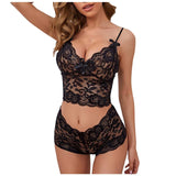Shorts Solid Vest Camisole Tube Flower Printed Bra