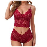 Shorts Solid Vest Camisole Tube Flower Printed Bra