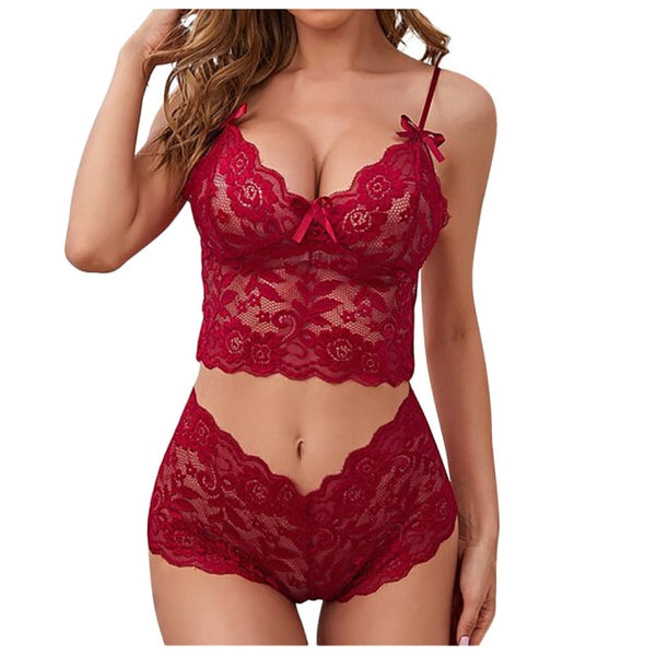Shorts Solid Vest Camisole Tube Flower Printed Bra