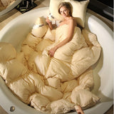 VESCOVO 100% Cotton Goose Down Comforter