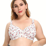 Comfort Adjustable Flower Sleep Underwire Bra