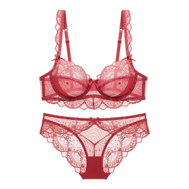 High-grade Lace Embroidery Push Up Bra