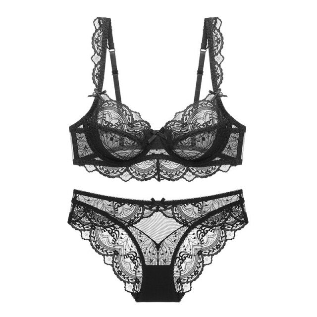 High-grade Lace Embroidery Push Up Bra