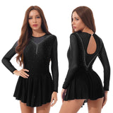 Women Adult Figure Skating Costumes Ballet Dress