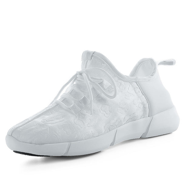 Glowing LED Light Flashing With Light Adults Luminous Sneakers
