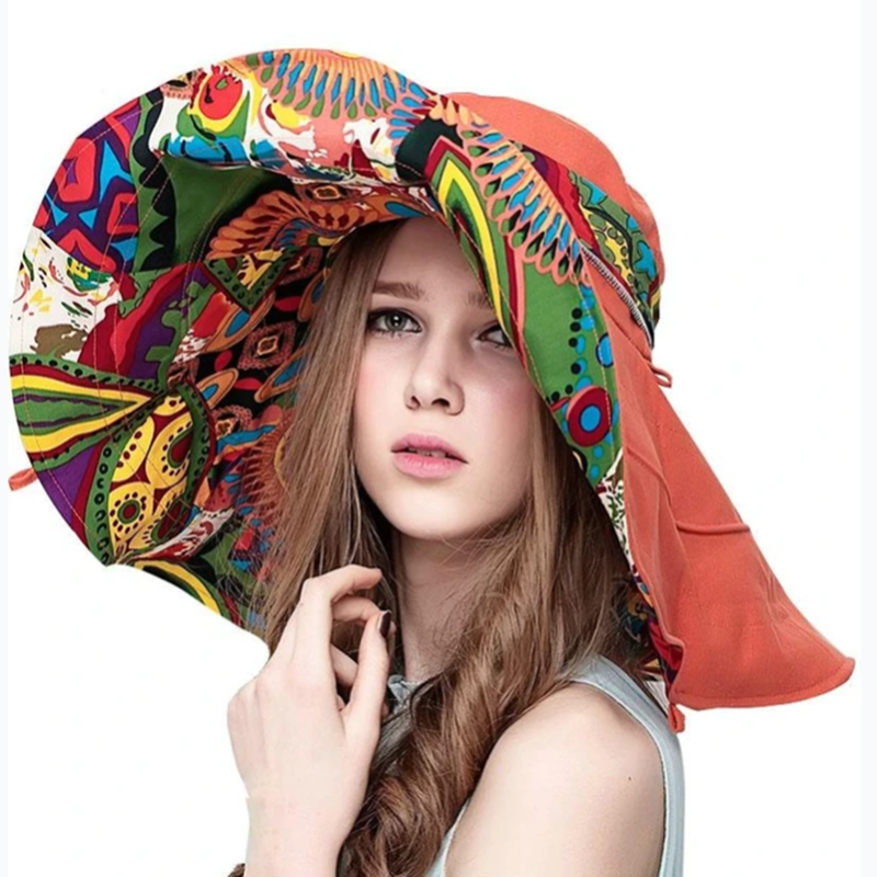 Flower Brimmed UV Protection Hot Fashion Summer Hats
